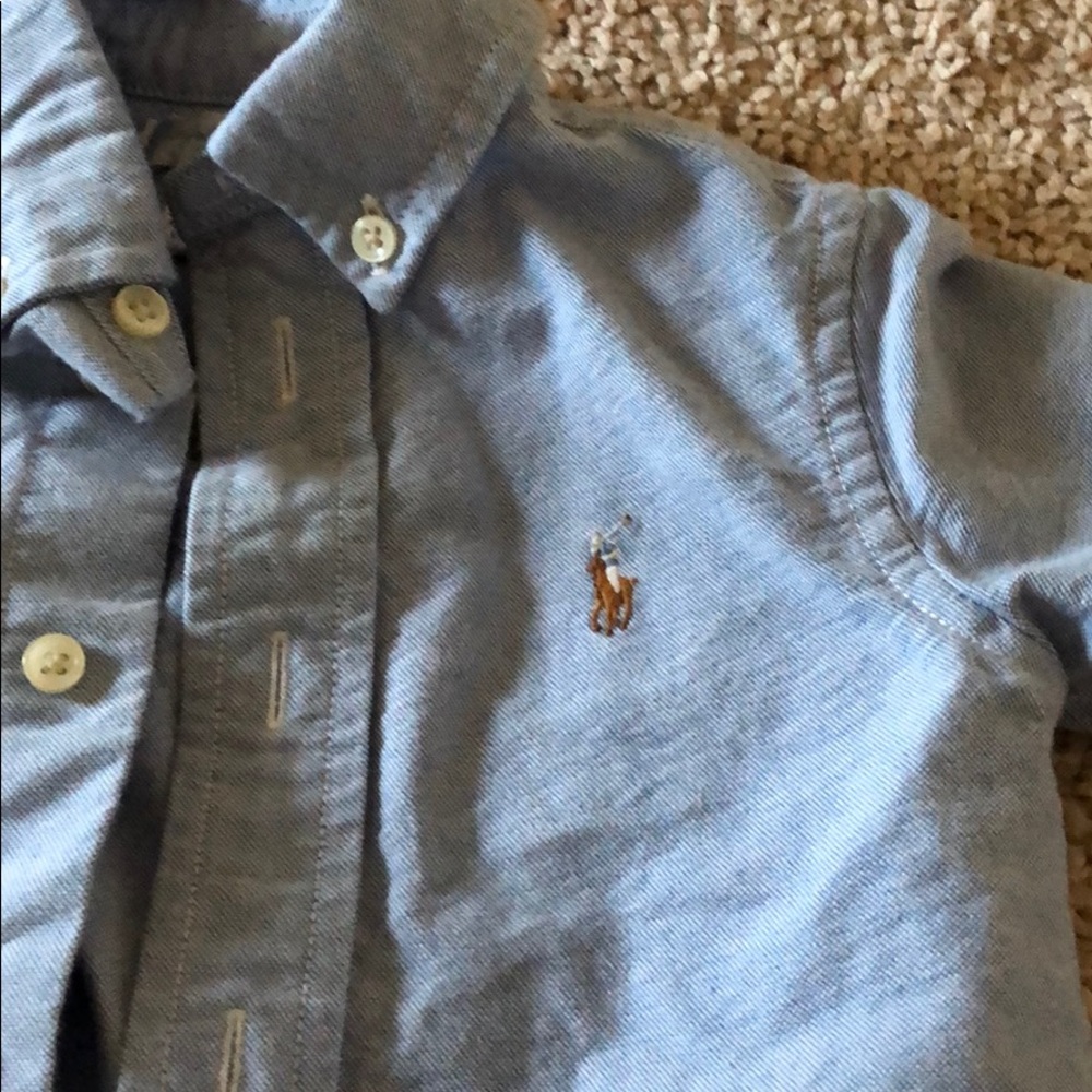 Infant Ralph Lauren Button Down - Picture 2 of 3